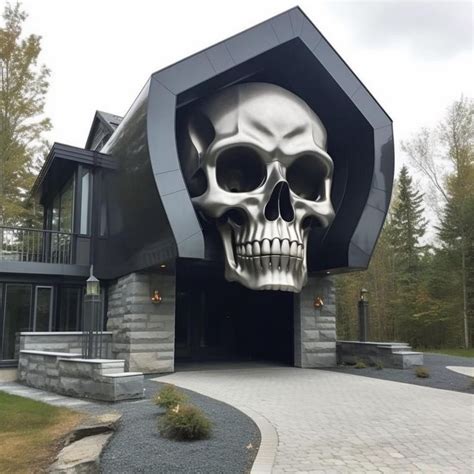 Pin by sickartist on Skull House | Goth home decor, Dark home decor, Unique house design