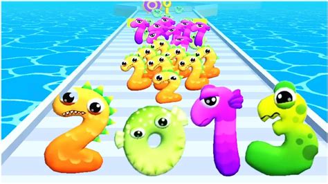 Number Run Merge 3d Math Gameplay Walkthrough Levels 1 15 Youtube