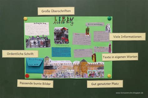 Plakat Gestalten Schule Vorlage