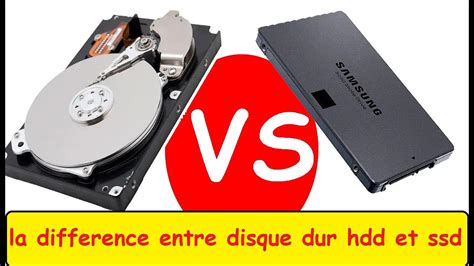 la difference entre disque dur hdd et ssd matériel ssd vs hdd YouTube