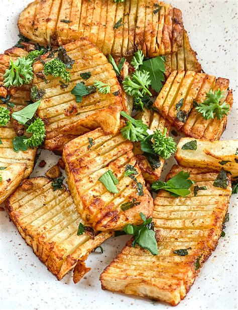 Air Fryer Accordion Potatoes Girls Who Eat