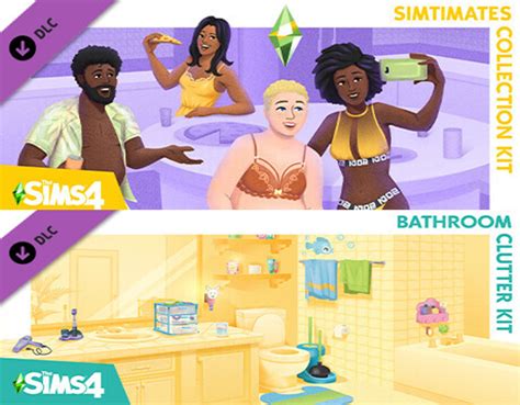 The Sims 4 Simtimates Collection And Bathroom Clutter Kit Set Pc Download Ross Toys