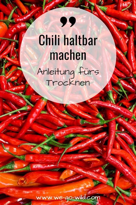 Chili Trocknen So Machst Du Es Richtig Artofit