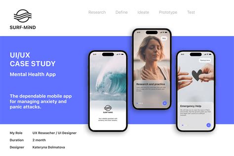 Mental Health App Ui Ux Case Study Behance