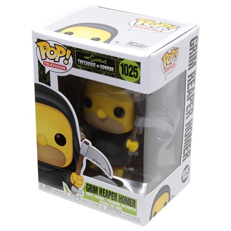 Funko Pop Tv The Simpsons Treehouse Of Horror Grim Reaper Homer Gray