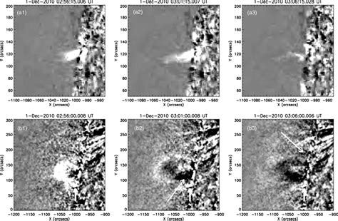 Base Difference Images In A And B Of Euvi A Showing