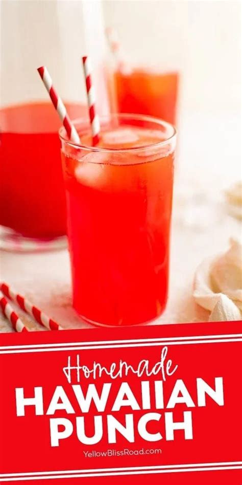 Homemade Hawaiian Punch | Recipe | Hawaiian punch recipes, Hawaiian ...