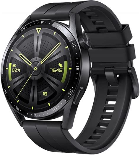 Silikonowy Pasek Opaska Do Huawei Watch Gt 3 46mm Czarny Opinie I