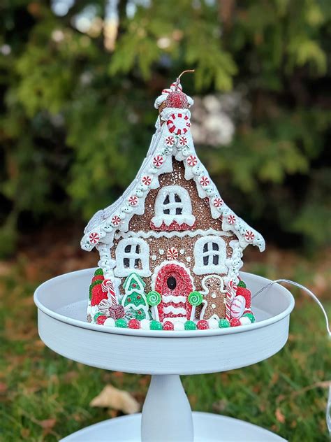 Gingerbread House, Christmas, Glittered Gingerbread House, Gingerbread ...