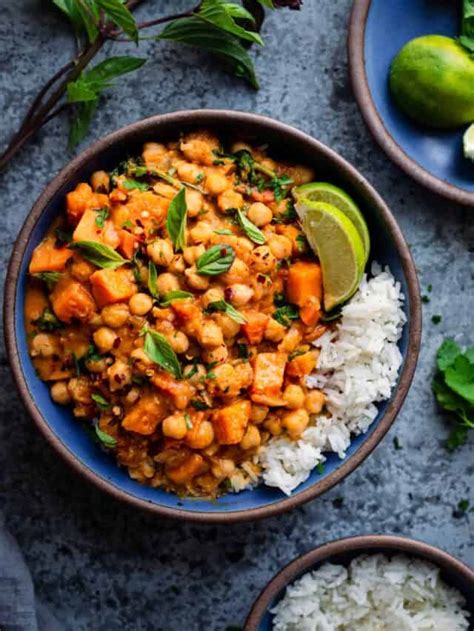 Butternut Squash Curry With Chickpeas Rainbow Plant Life