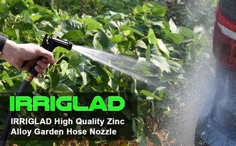 Amazon IRRIGLAD Hose Nozzle 4 Pack Full Size Pistol Grip Water