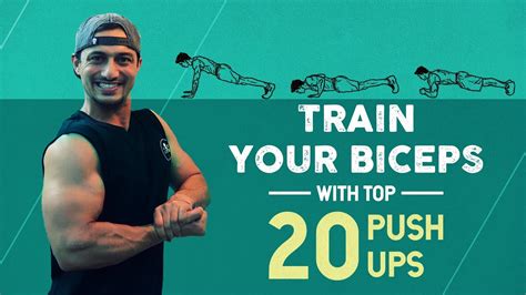 Train Your Biceps With Top 20 Push Ups Youtube