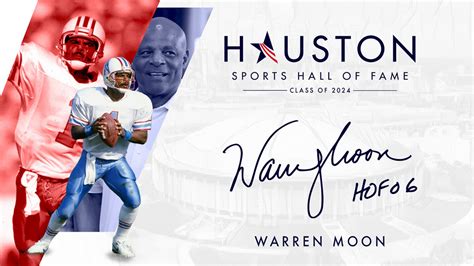 Warren Moon Oilers Quarterback To Join Lance Berkman Cynthia Cooper In Houston Sports Hall Of