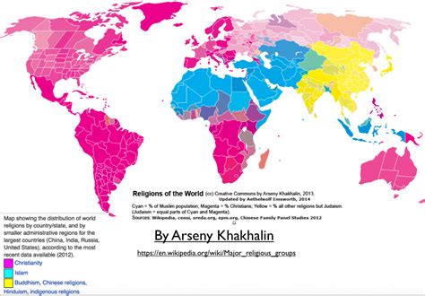 Christianity World Map