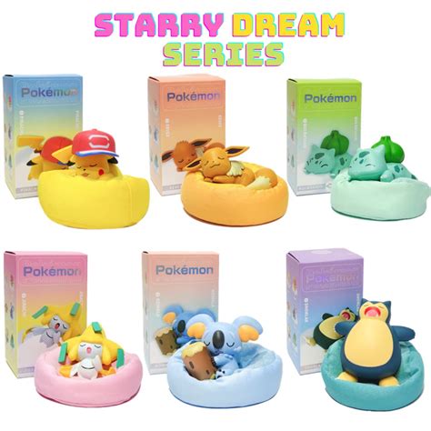 Bn Pokemon Starry Dream Series Full Set Figurines Pikachu Eevee