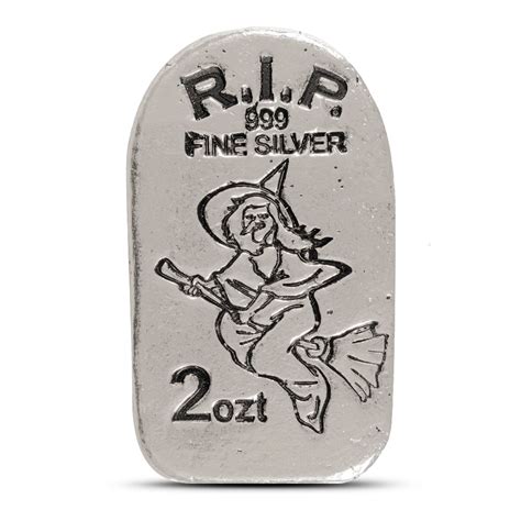 Compare Prices Of Tombstone Witch 2 Oz Silver Bar From Online Dealers