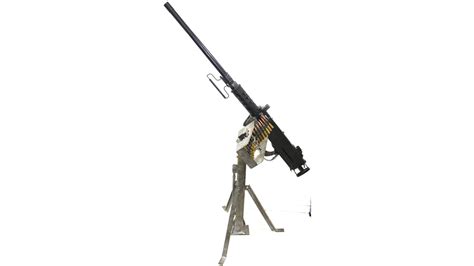 Reproduction Browning M2 50 Cal On Original Aa Mount Mjl Militaria