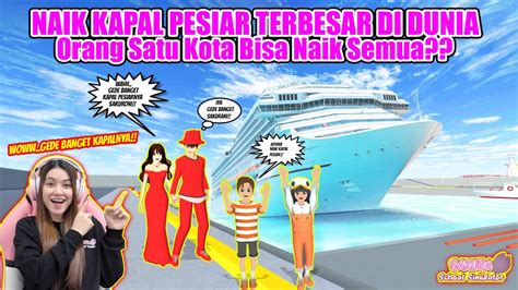 Liburan Keliling Dunia Naik Kapal Pesiar Sakura School Simulator Part