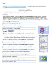 Lesson Electronegativity And Polarity