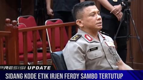 Sebanyak 15 Saksi Dihadirkan Dalam Sidang Etik Ferdy Sambo