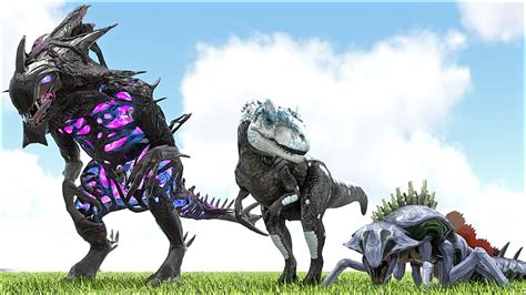 Corrupted Elemental Reaper Glacial Allosaurus X Spino Vs Reaper Worm