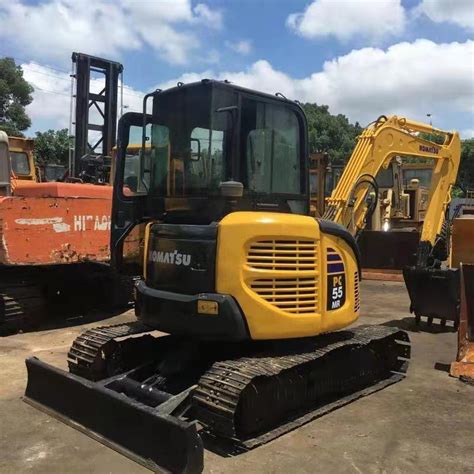 Second Hand Low Price Mini Excavators Komatsu PC55 Used Exacvator