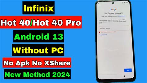 Infinix Hot Hot Pro X X Frp Bypass Android Infinix