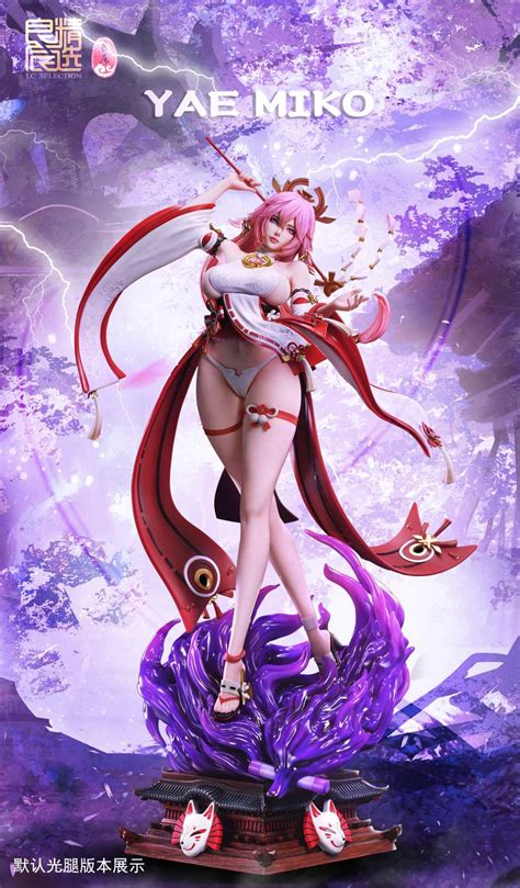 Scale Yae Miko Genshin Impact Resin Statue Lc Studios In Stock