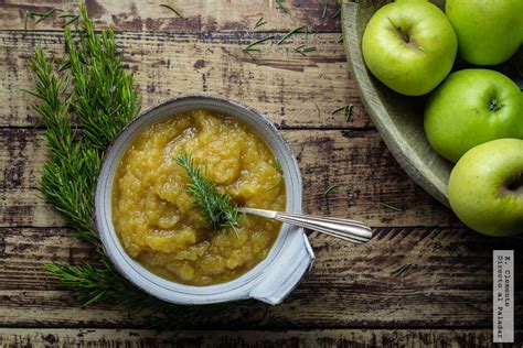 Puré de manzana y romero receta de cocina fácil sencilla y deliciosa