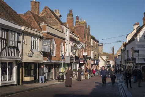 Ancient Market Town Of Faversham Kent Uk Editorial Stock Photo