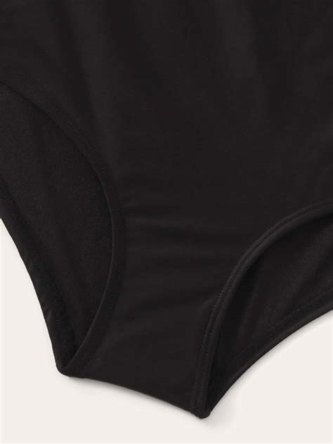 Bragas Bikini De Cintura Alta Unicolor Moda De Mujer Shein M Xico