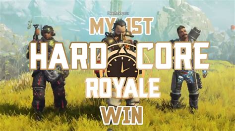 My FIRST HARDCORE ROYALE WIN YouTube