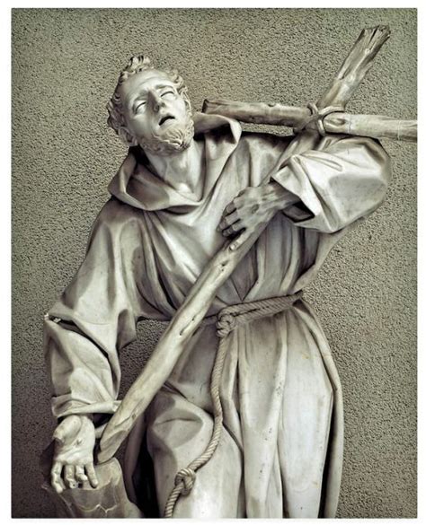 St Francis Of Assisi Holding The Cross Italy Unknown Artist Francisco De Assis São Francisco