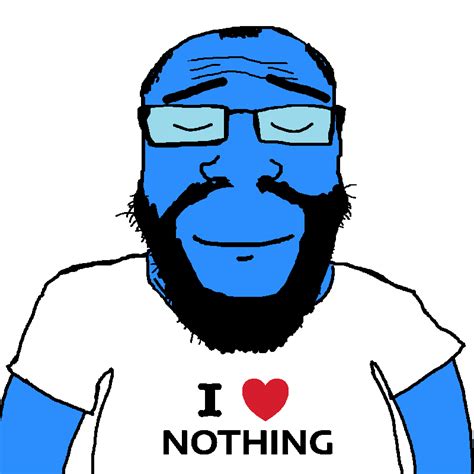 Soybooru Post Balding Beard Blue Blue Skin Calm Closed Eyes