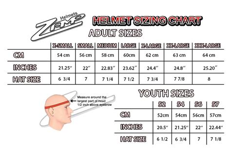 Zamp - Sizing Chart