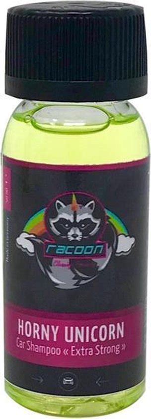 Racoon Autoshampoo Horny Unicorn 50 Ml Groen Bol