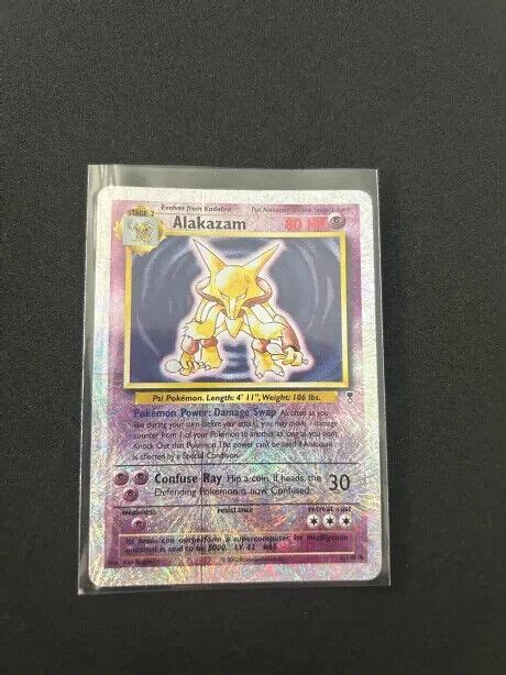 1x Reverse Holo Legendary Collection Alakazam 1 110 LP EBay