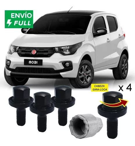 Tuercas De Seguridad Fiat Mobi Farad Italiano Meses Sin Inter S