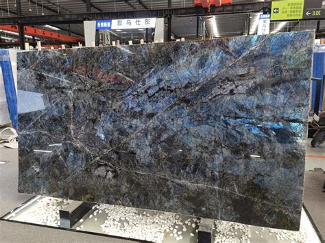 Labradorite Lemurian Blue Granite Kitchen Countertops Tiles