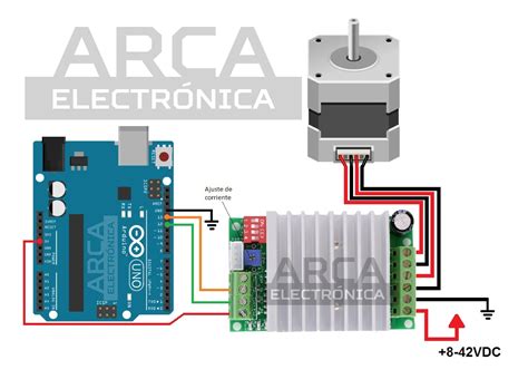 Control De Motores A Pasos Con Tb Y Arduino Arca Electr Nica