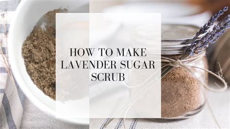 How To Make Homemade Sugar Scrub Youtube