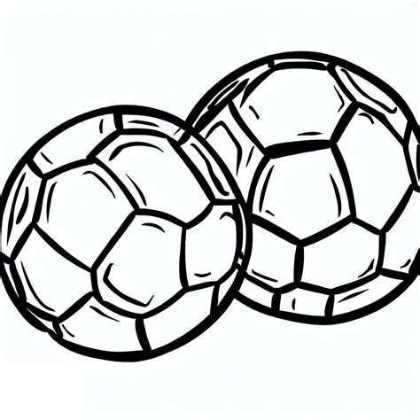 Desenhos De Duas Bolas De Futebol Para Colorir E Imprimir The Best