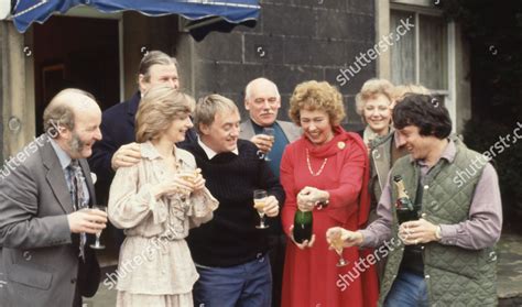 Cast Emmerdale Farm 1979 Celebrate Filming Editorial Stock Photo ...