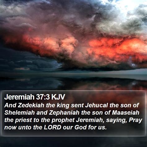 Jeremiah 37 3 KJV Bible Verse Images