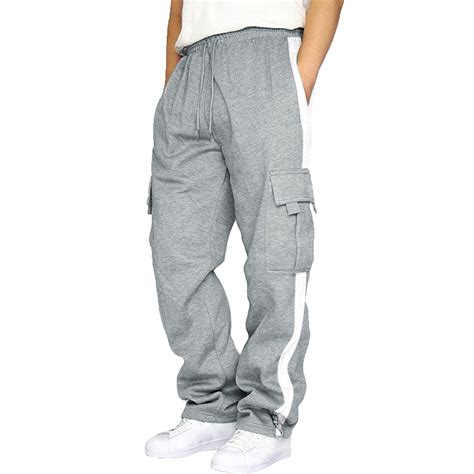 Lovskoo 2024 Men S Drawstring Sweatpants Casual Lounge Cotton Joggers