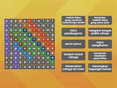 Kuis Ipas Part Wordsearch