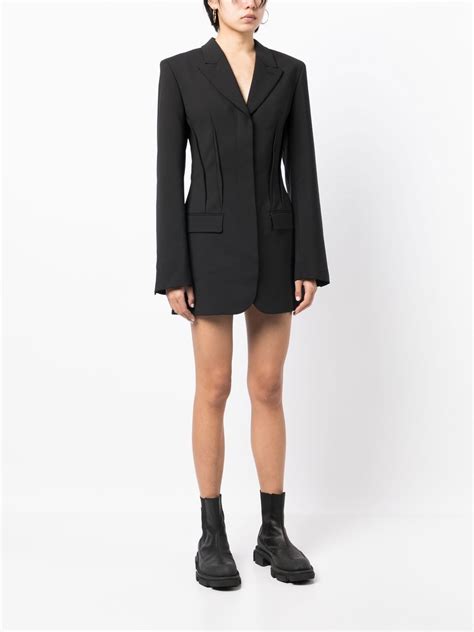 Dion Lee Darted Filter Blazer Dress Farfetch