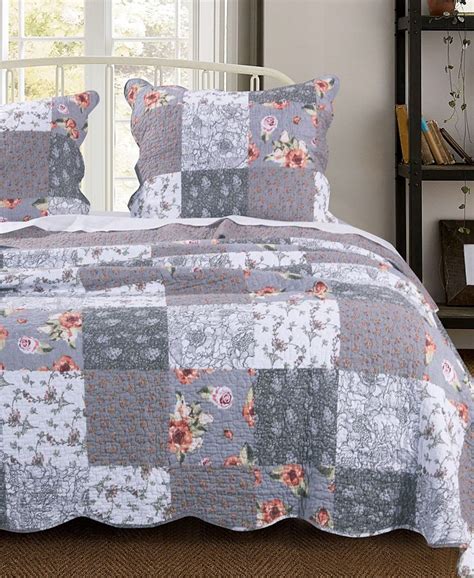 Greenland Home Fashions Giulia Quilt Set, 3-Piece Full/Queen & Reviews ...