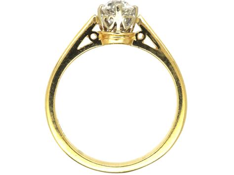 18ct Gold Half Carat Diamond Solitaire Ring AJC AUS