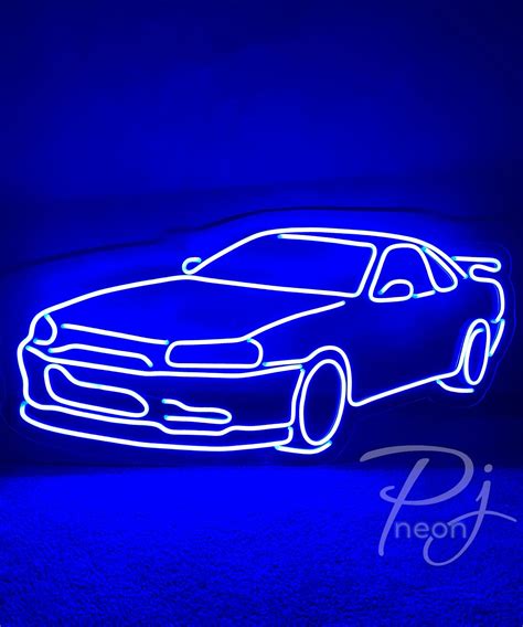 Formula 1 Poster Car Custom Neon Sign Car Neon Light Sign Etsy